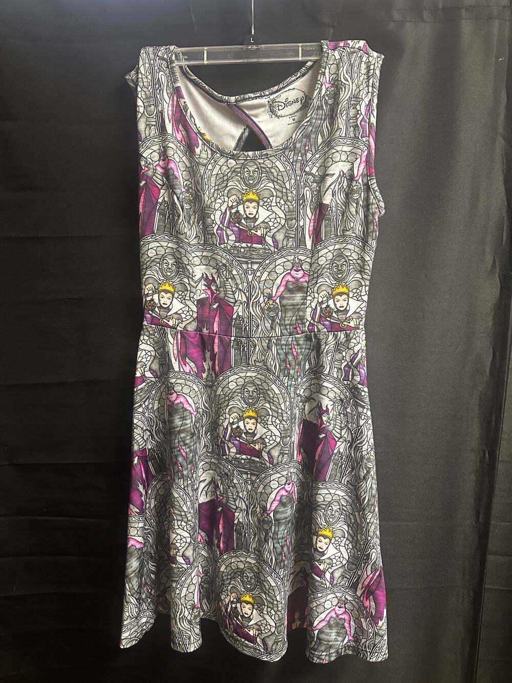 Disney Villains Dress Womens Medium Evil Queen Ursula Maleficent Skater Dress